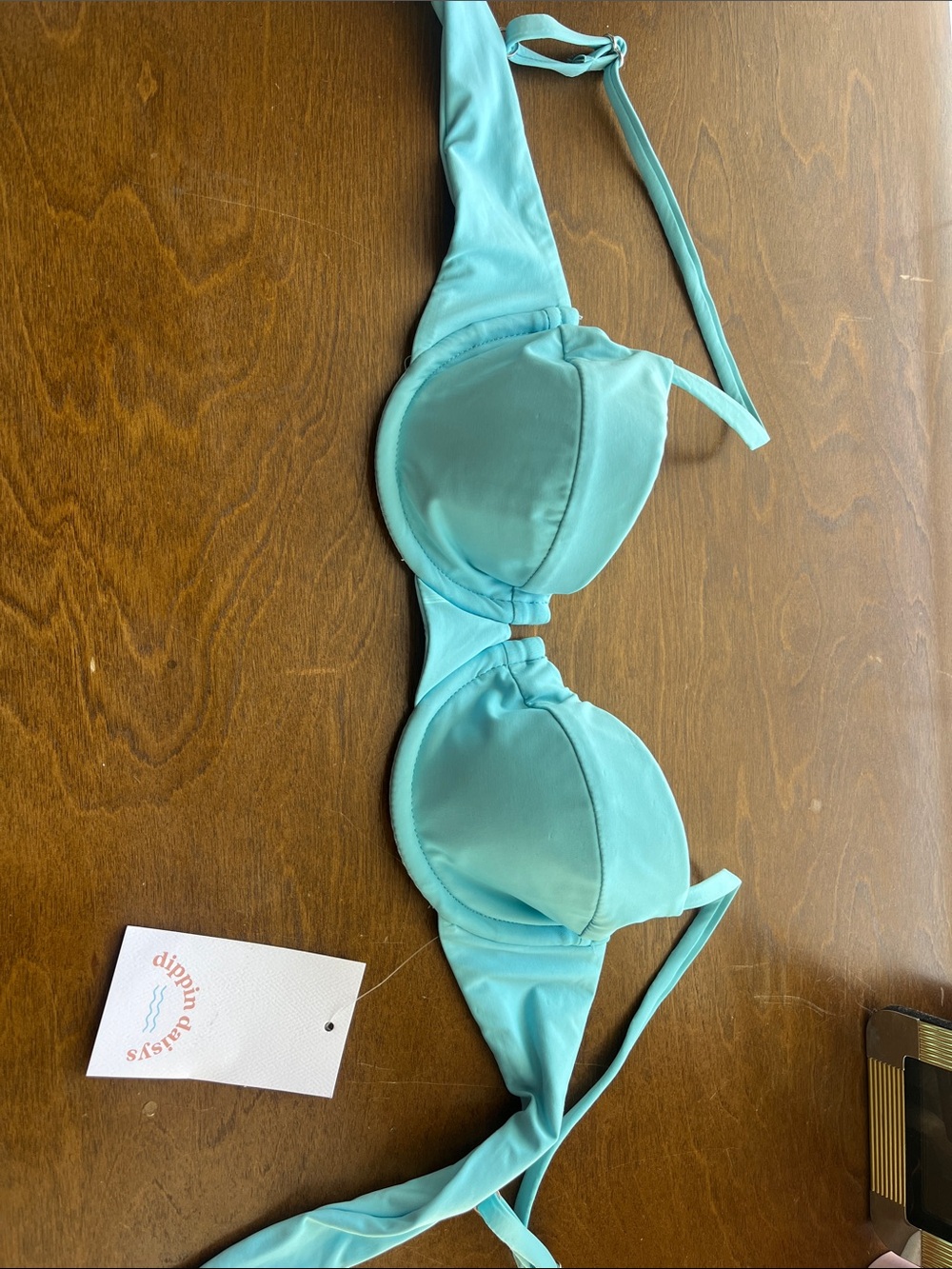 Dippin' Daisy's Light Aqua Underwire Bikini Top